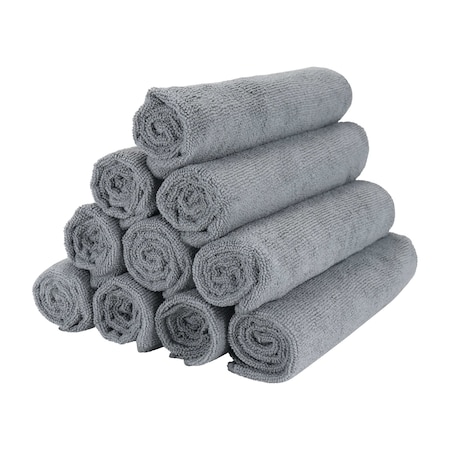 Monarch SmartChoice Microfiber Hand Towel 16x27 Grey (12pk) M915105GRE